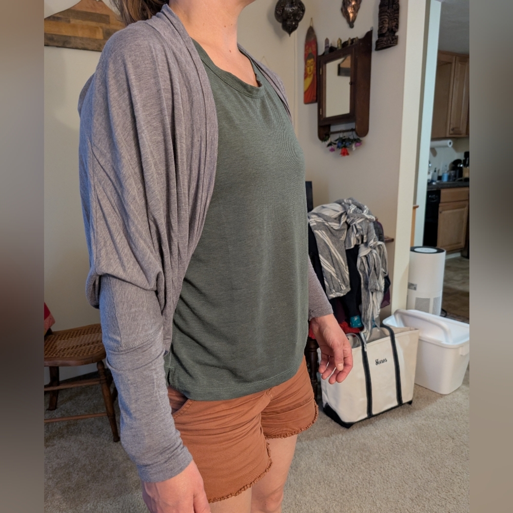 Prana Cardigan Coverup Yoga Top Size XS